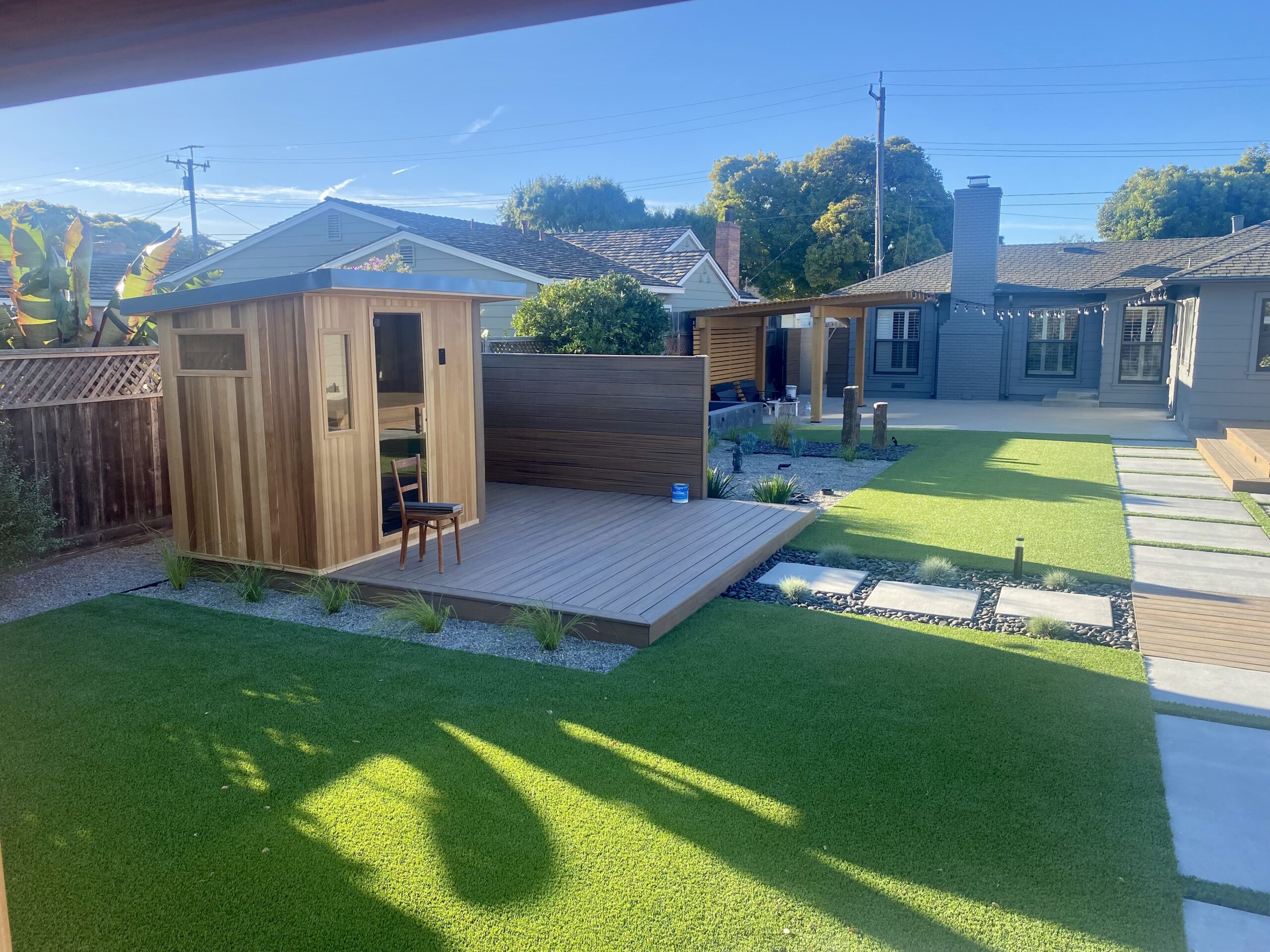 possible sauna side view